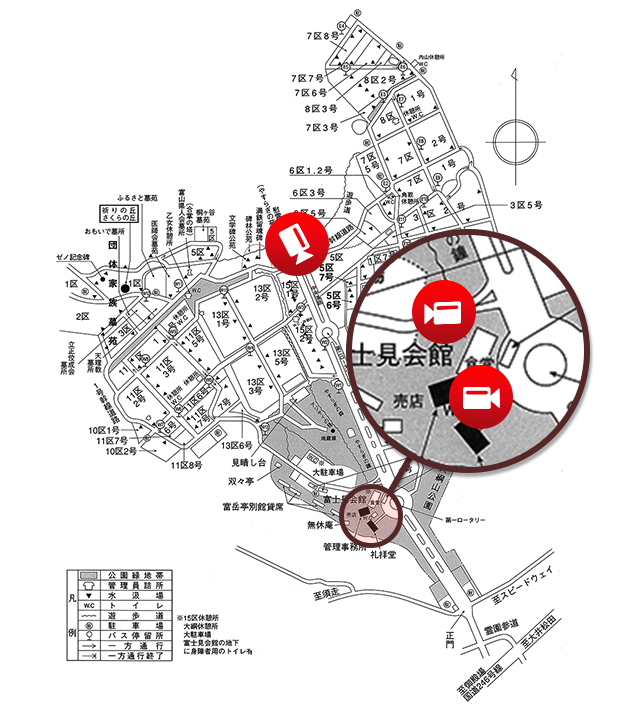 冨士霊園地図